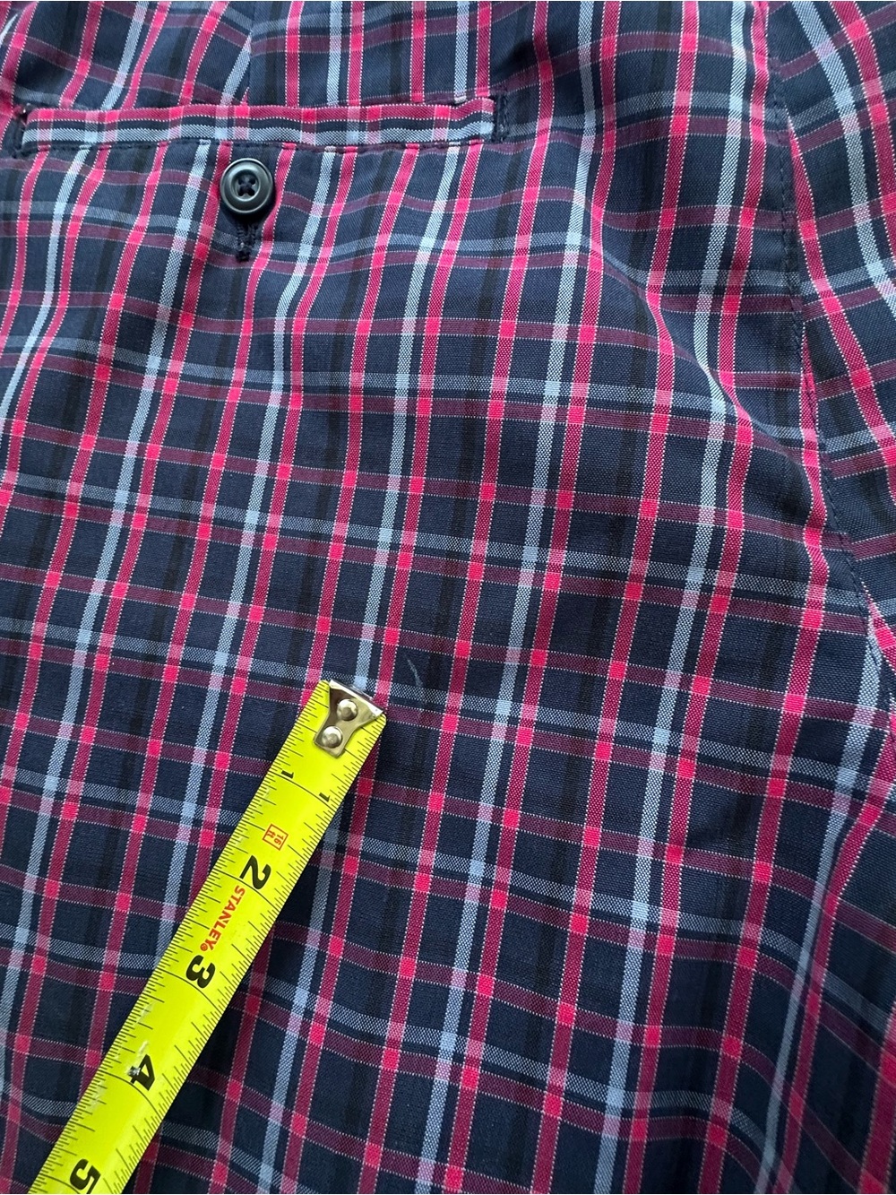 PGA Tour Golf Shorts 36 Navy and Pink - Picture 6 of 8